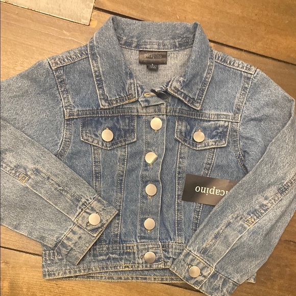 Picapino denim jacket size 5 new with tags - Picture 1 of 5